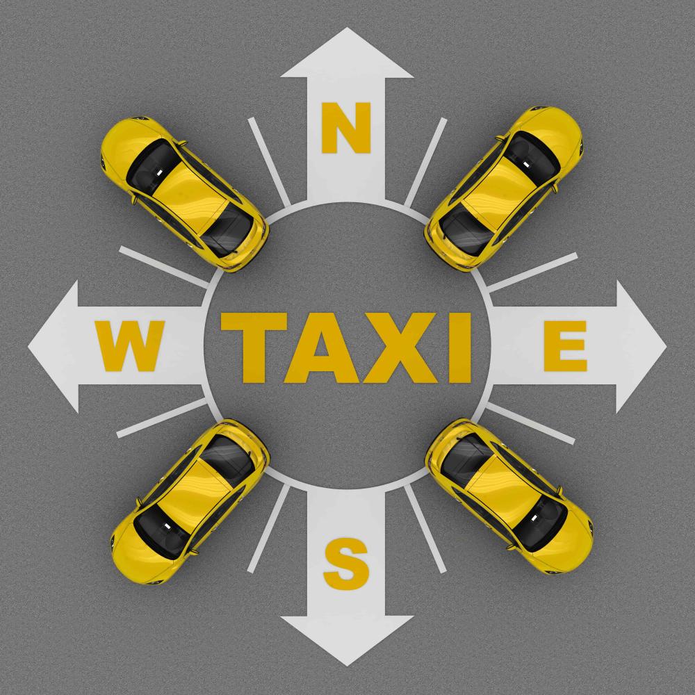 Rose des vents - LES TAXIS & CO